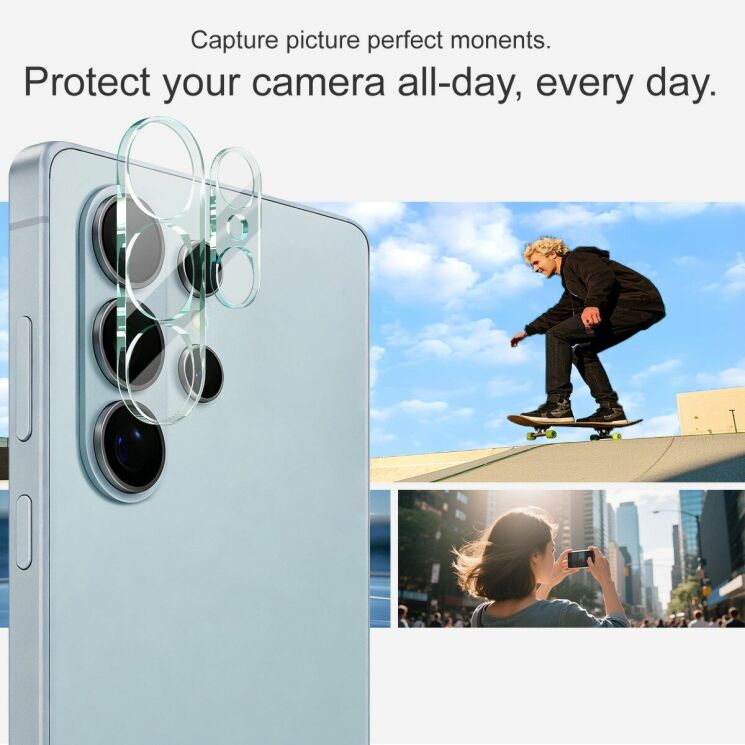 Защитное стекло на камеру IMAK Integrated Lens Protector для Samsung Galaxy S26 Ultra: фото 5 из 7