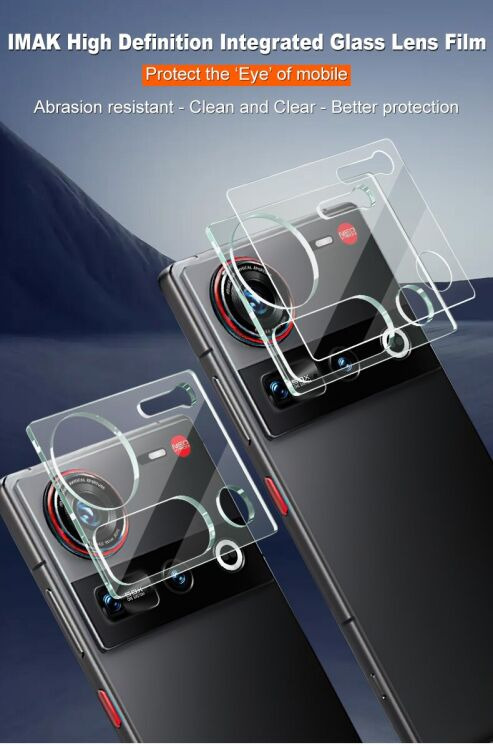Защитное стекло на камеру IMAK Integrated Lens Protector для ZTE Nubia Z70 Ultra: фото 7 из 8