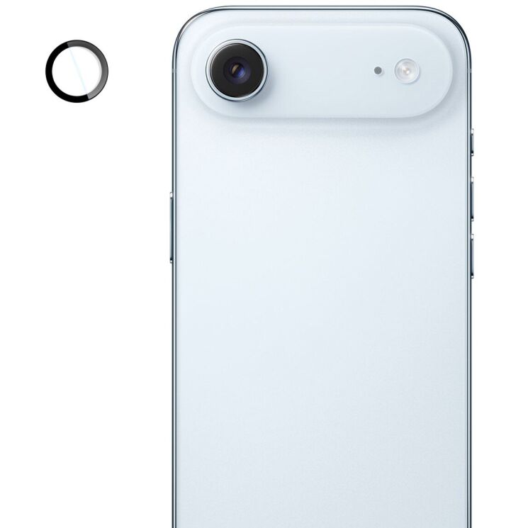 Защитное стекло на камеру IMAK Lens Protector для iPhone Air - Black: фото 1 из 8