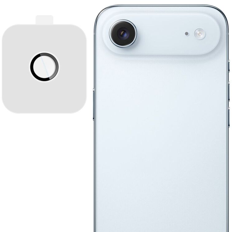 Защитное стекло на камеру IMAK Lens Protector для iPhone Air - Black: фото 2 из 8