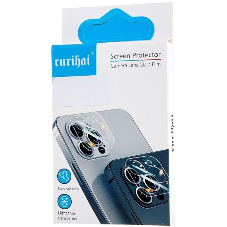 Защитное стекло на камеру RURIHAI Camera Lens Protector для Apple iPhone 14: фото 6 из 6