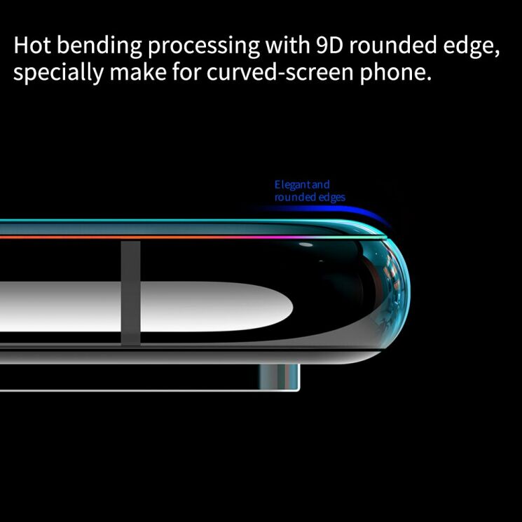 Захисне скло NILLKIN 3D DS+MAX для OnePlus 8 - Black: фото 9 з 22