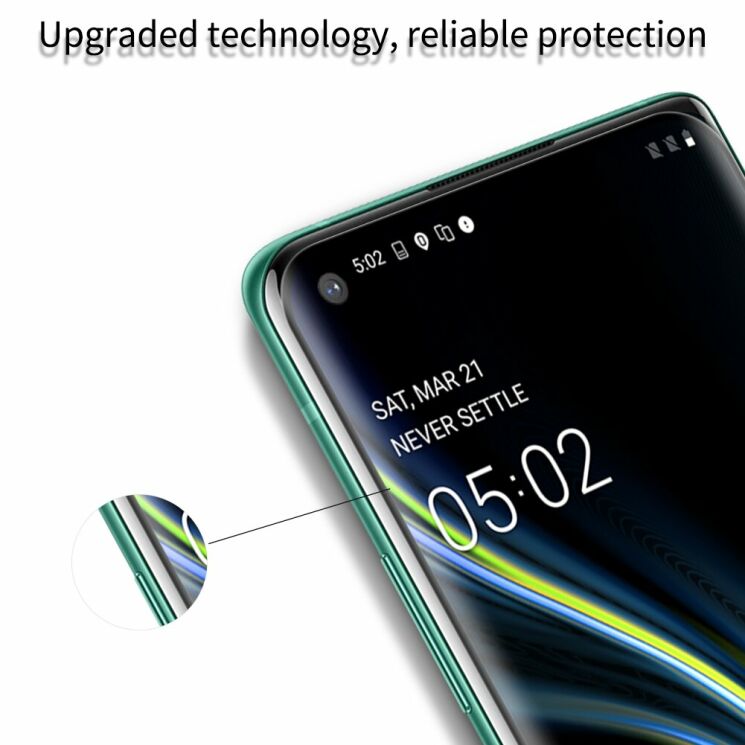 Захисне скло NILLKIN 3D DS+MAX для OnePlus 8 - Black: фото 8 з 22