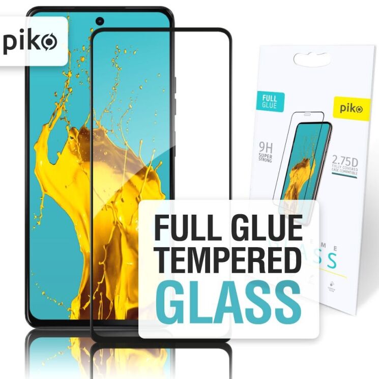 Защитное стекло Piko Full Glue для Motorola Moto G75 - Black: фото 1 из 5