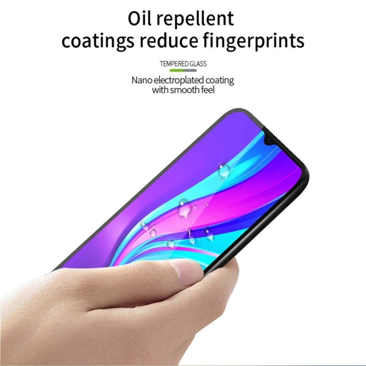 Защитное стекло PINWUYO Full Glue Cover для Xiaomi Poco C40 - Black: фото 7 из 10