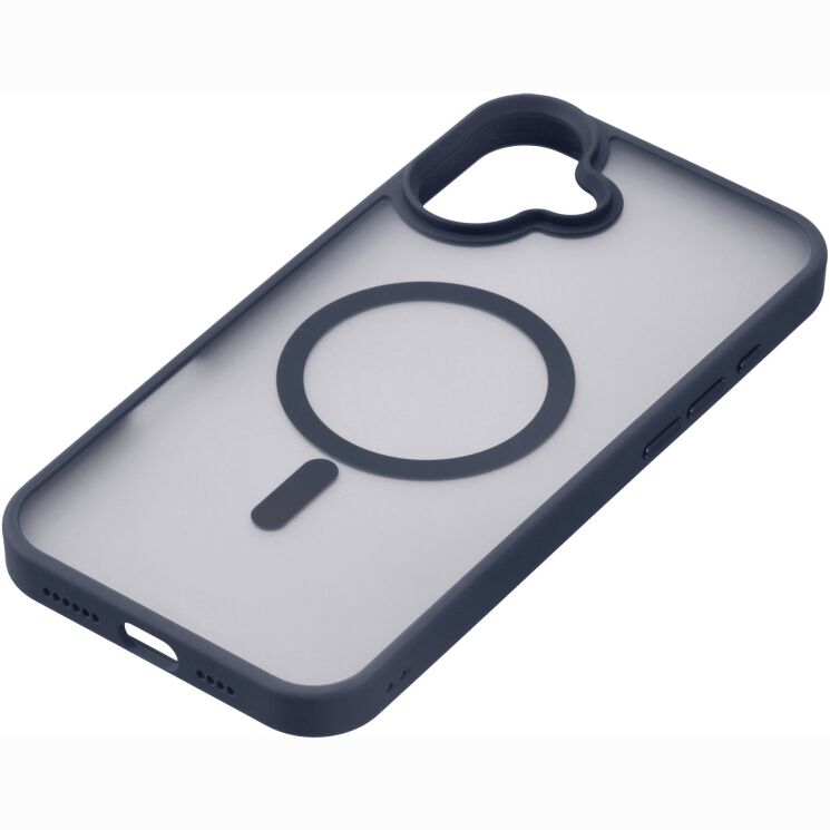 Защитный чехол 2Е Soft Touch MagSafe для iPhone 16 Plus - Dark Blue: фото 3 из 4