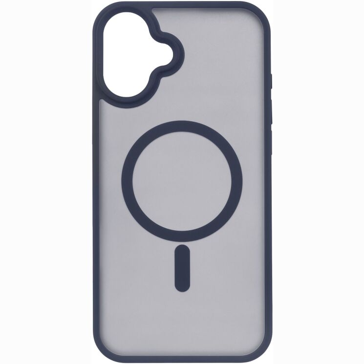 Защитный чехол 2Е Soft Touch MagSafe для iPhone 16 Plus - Dark Blue: фото 1 из 4