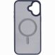 Защитный чехол 2Е Soft Touch MagSafe для iPhone 16 Plus - Dark Blue (420103DB). Фото 2 из 4