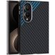Защитный чехол ABEEL Carbon Fiber Case для Samsung Galaxy Fold 8 - Black / Blue (424553BL). Фото 1 из 5