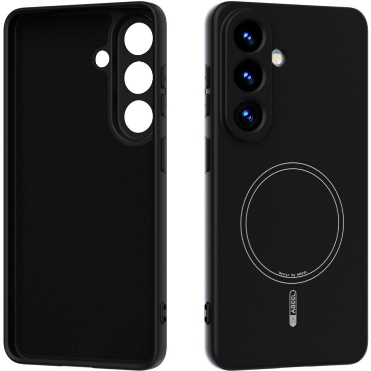 Защитный чехол ABEEL Liquid Silicone Magnetic для Samsung Galaxy S26 (S942) - Black: фото 2 из 7