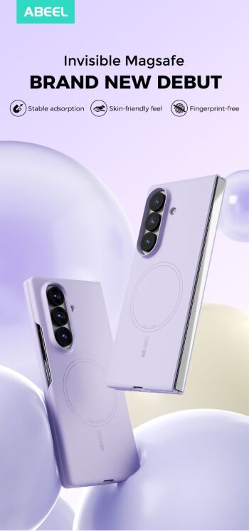 Захисний чохол ABEEL Lyra Skin with MagSafe (FF) для Samsung Galaxy Fold 8 Ultra - Pink (424007P) Захисний чохол ABEEL Lyra Skin with MagSafe (FF) для Samsung Galaxy Fold 8 Ultra - Pink: фото 2 з 9