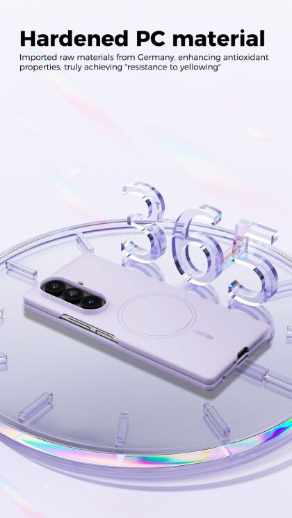 Захисний чохол ABEEL Lyra Skin with MagSafe (FF) для Samsung Galaxy Fold 8 Ultra - Pink (424007P) Захисний чохол ABEEL Lyra Skin with MagSafe (FF) для Samsung Galaxy Fold 8 Ultra - Pink: фото 6 з 9
