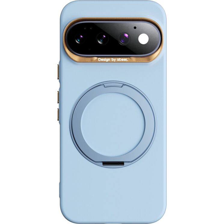 Защитный чехол ABEEL Silk Ring Magnetic для Google Pixel 11 Pro - Sky Blue: фото 1 из 7