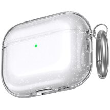 Защитный чехол AHASTYLE Crystal Case для AirPods Pro 3 - Transparent Glitter: фото 1 из 6