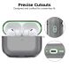 Защитный чехол AHASTYLE Crystal Case для AirPods Pro 3 - Transparent Glitter (390129TG). Фото 4 из 6