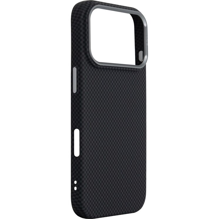Захисний чохол ArmorStandart LikeCarbon2 MagCase для iPhone 17 Pro - Kevlar Black: фото 3 з 8