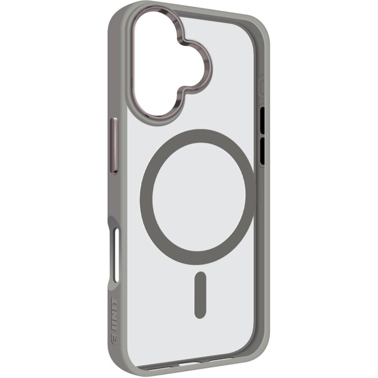 Защитный чехол ArmorStandart Unit MagSafe для Apple iPhone 16 - Titanium Grey: фото 1 из 2