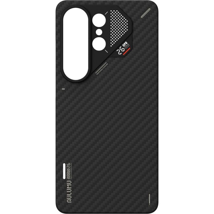 Защитный чехол AULUMU Ultra-Slim Aramid Fiber Case для Samsung Galaxy S26 Ultra (S948) - Black: фото 3 из 11