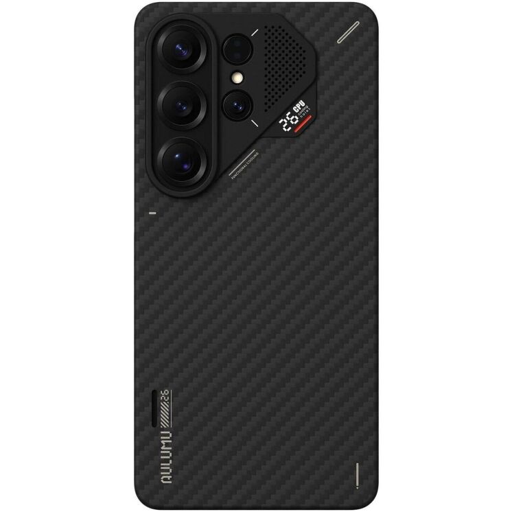 Защитный чехол AULUMU Ultra-Slim Aramid Fiber Case для Samsung Galaxy S26 Ultra (S948) - Black: фото 2 из 11