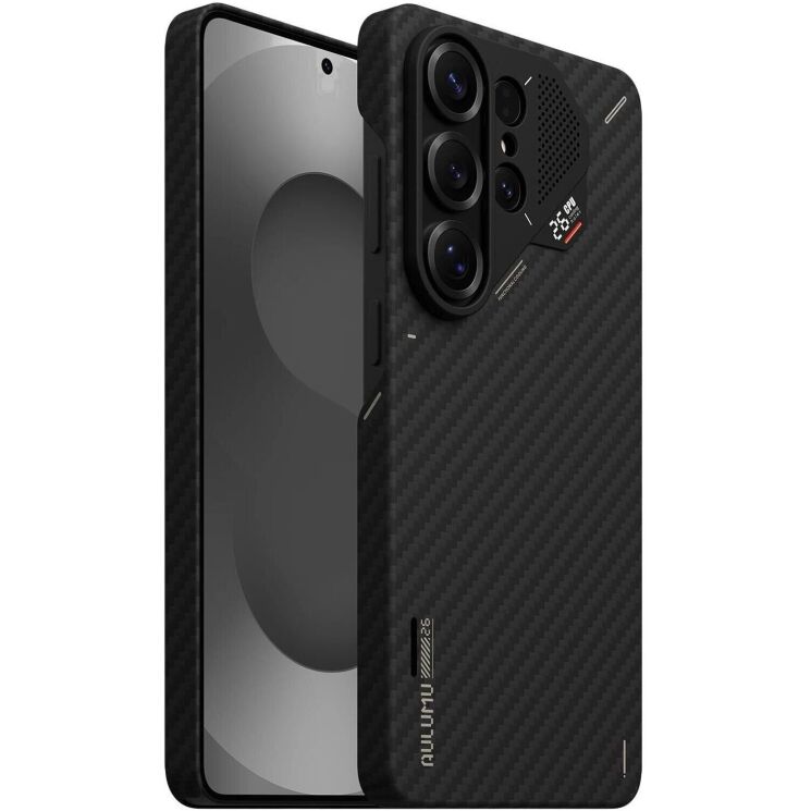 Защитный чехол AULUMU Ultra-Slim Aramid Fiber Case для Samsung Galaxy S26 Ultra (S948) - Black: фото 1 из 11