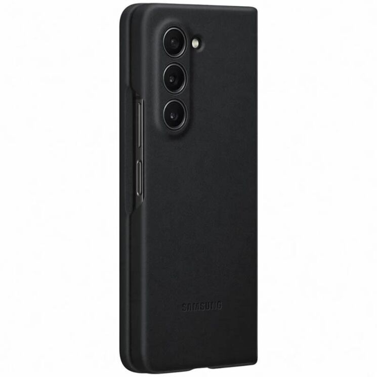 Защитный чехол Copiex Leather Cover (FF) для Samsung Galaxy Fold 5 - Black: фото 3 из 6