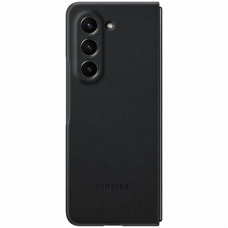 Защитный чехол Copiex Leather Cover (FF) для Samsung Galaxy Fold 5 - Black: фото 2 из 6