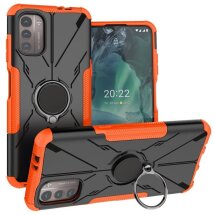 Защитный чехол Deexe Armor Bear для Nokia G21 / G11 - Orange: фото 1 из 21