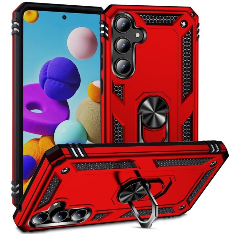 Защитный чехол Deexe Armor Case для Samsung Galaxy A55 (A556) - Red: фото 1 из 7
