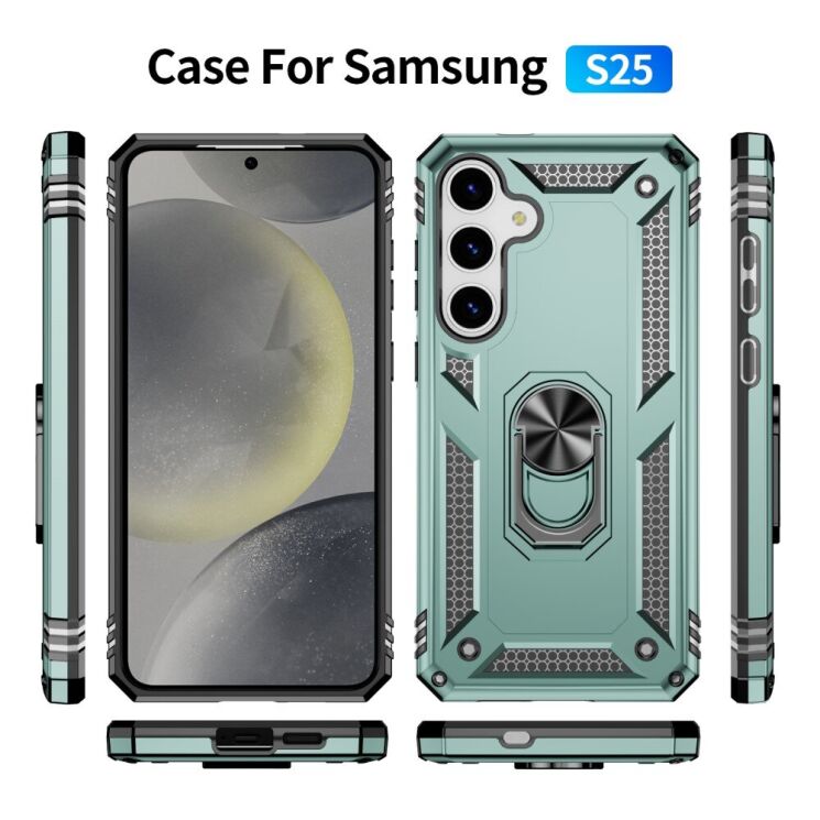 Защитный чехол Deexe Armor Case для Samsung Galaxy S25 (S931) - Black: фото 7 из 7