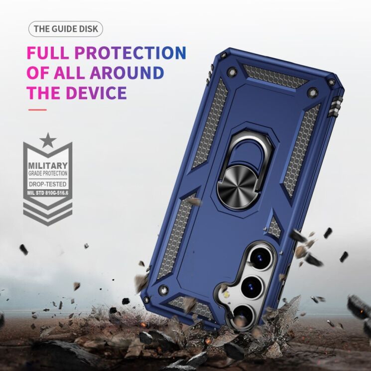 Защитный чехол Deexe Armor Case для Samsung Galaxy S25 (S931) - Black: фото 5 из 7
