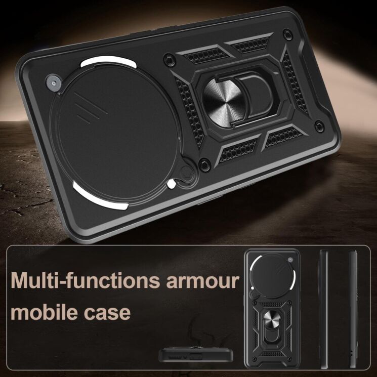 Защитный чехол Deexe Armor Shield для Nothing Phone (3a) Pro - Black: фото 7 из 9