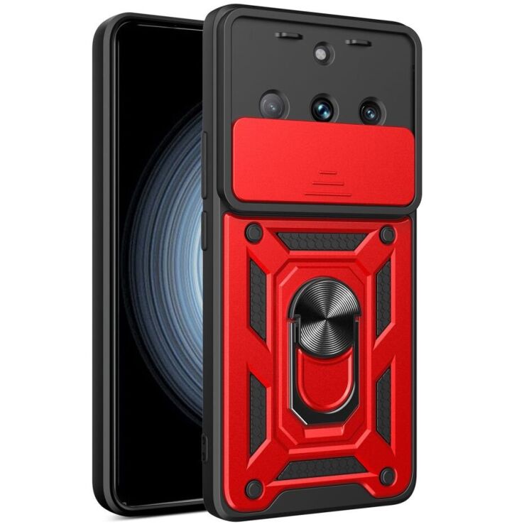Защитный чехол Deexe Armor Shield для Realme 11 Pro / 11 Pro+ - Red: фото 1 из 9
