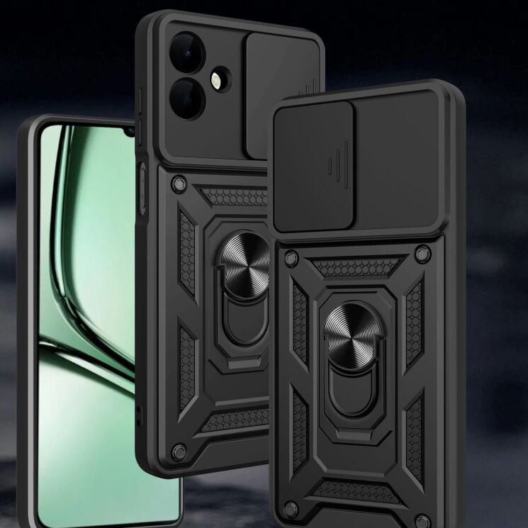 Захисний чохол Deexe Armor Shield для Samsung Galaxy A07 (A075) - Black: фото 10 з 10