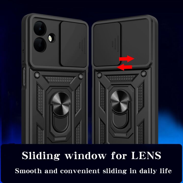 Захисний чохол Deexe Armor Shield для Samsung Galaxy A07 (A075) - Black: фото 6 з 10