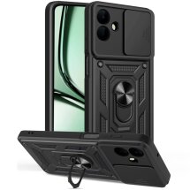 Захисний чохол Deexe Armor Shield для Samsung Galaxy A07 (A075) - Black: фото 1 з 10