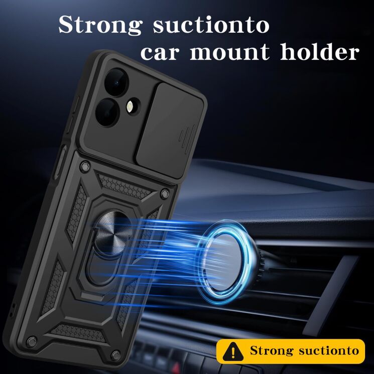 Захисний чохол Deexe Armor Shield для Samsung Galaxy A07 (A075) - Black: фото 3 з 10