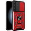 Защитный чехол Deexe Armor Shield для Samsung Galaxy A55 (A556) - Red (348121R)