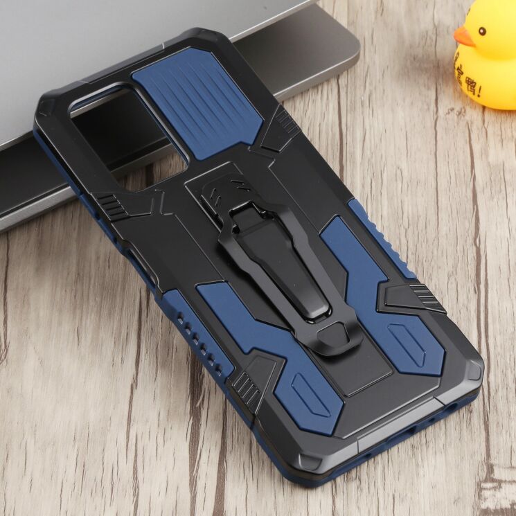 Защитный чехол Deexe Armor Warrior для Infinix Note 10 Pro (X695C) - Blue: фото 2 из 5