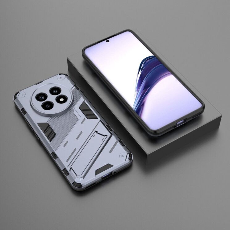 Защитный чехол Deexe Bibercas для Realme 13 Pro / 13 Pro Plus - Grey: фото 5 из 7
