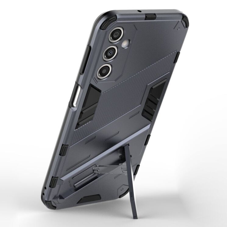 Защитный чехол Deexe Bibercas для Samsung Galaxy A24 (A245) - Dark Blue: фото 4 из 8