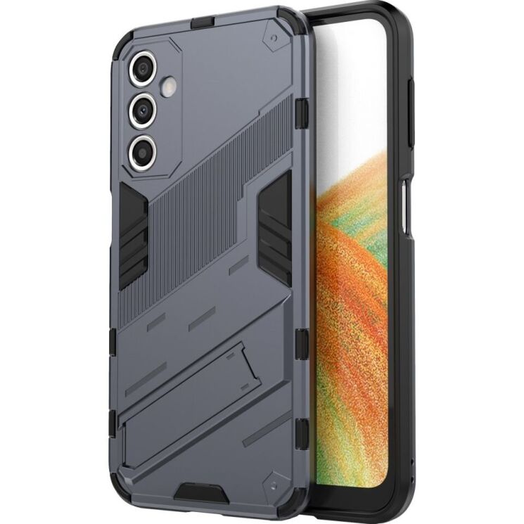 Защитный чехол Deexe Bibercas для Samsung Galaxy A24 (A245) - Dark Blue: фото 2 из 8