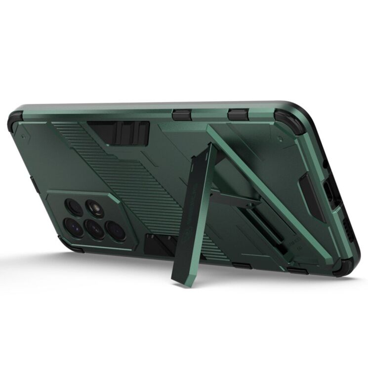 Защитный чехол Deexe Bibercas для Samsung Galaxy A33 (A336) - Green: фото 4 из 8