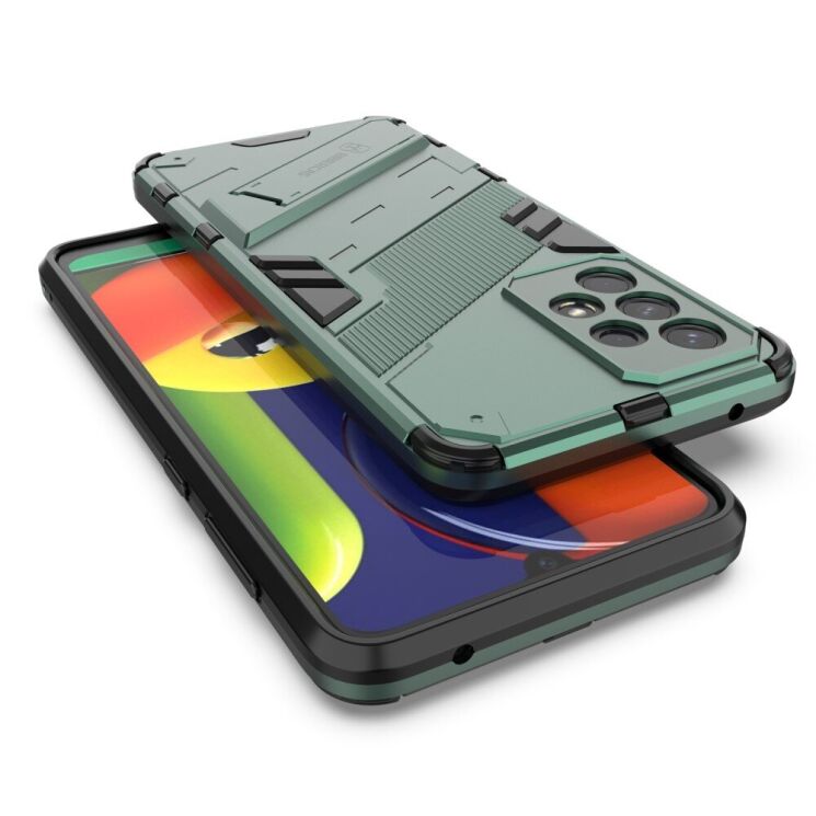 Защитный чехол Deexe Bibercas для Samsung Galaxy A33 (A336) - Green: фото 5 из 8