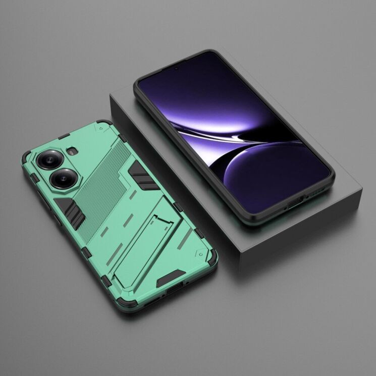 Защитный чехол Deexe Bibercas для Xiaomi Poco X7 Pro - Green: фото 5 из 6