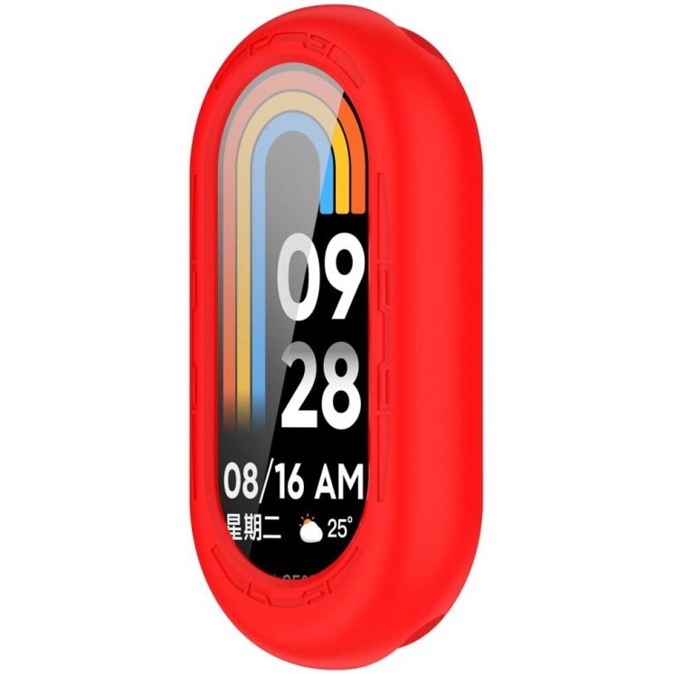 Защитный чехол Deexe Color Frame для Xiaomi Mi Smart Band 9 - Red: фото 6 из 8