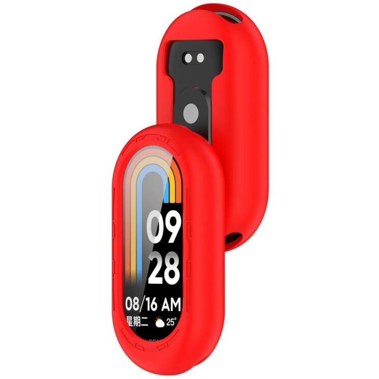 Защитный чехол Deexe Color Frame для Xiaomi Mi Smart Band 9 - Red: фото 7 из 8