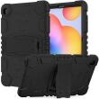 Защитный чехол Deexe Color Kickstand для Samsung Galaxy Tab S6 lite / S6 Lite (2022/2024) - Black (266137B)