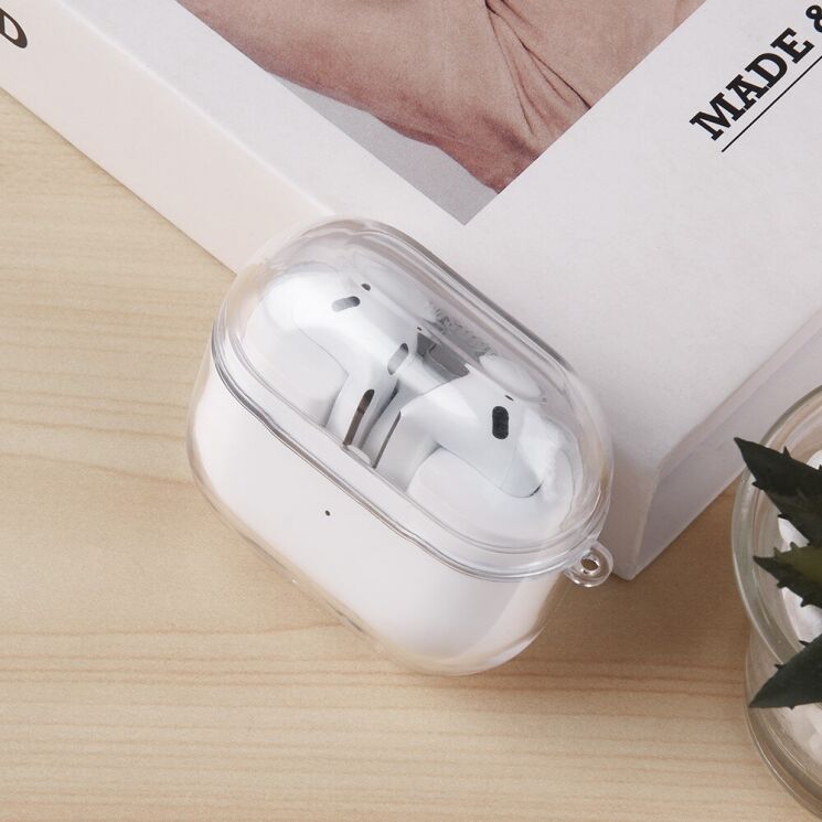 Защитный чехол Deexe Crystal Case для Samsung Galaxy Buds 3 / Buds 3 Pro - Transparent: фото 7 из 8