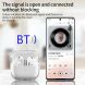 Защитный чехол Deexe Crystal Case для Samsung Galaxy Buds 3 / Buds 3 Pro - Transparent (360904T). Фото 4 из 8