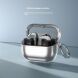 Захисний чохол Deexe Crystal Shield для Samsung Galaxy Buds 3 / Buds 3 Pro - Transparent Black (360917H). Фото 2 з 7